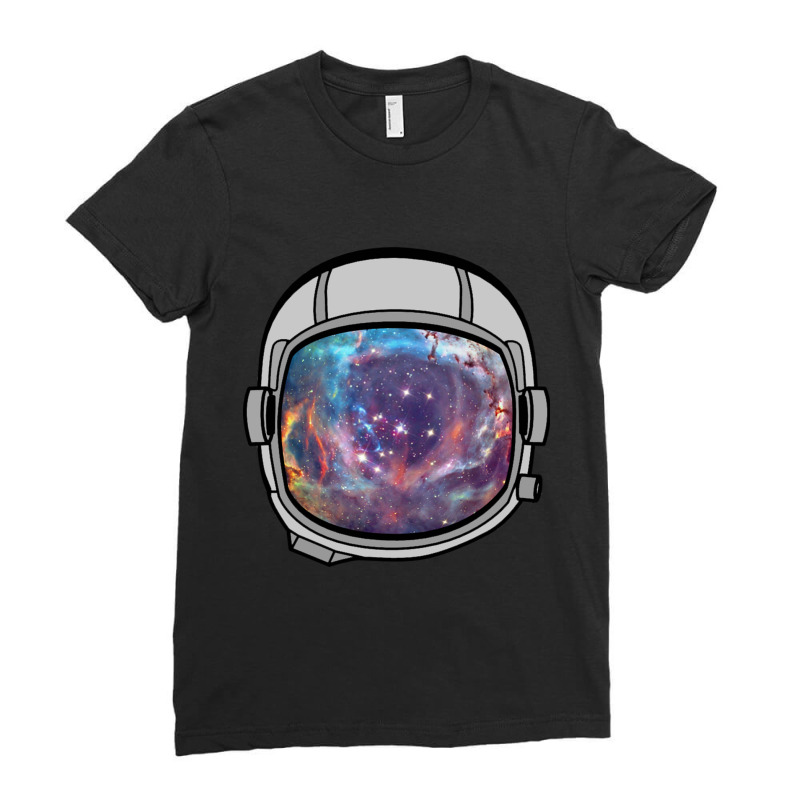 Space Helmet Ladies Fitted T-Shirt by joyo bobs | Artistshot