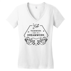Custom Team Work Makes The Dream Work Maternity Scoop Neck T-shirt By  Cm-arts - Artistshot