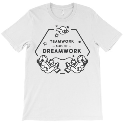 Custom Team Work Makes The Dream Work Maternity Scoop Neck T-shirt By  Cm-arts - Artistshot