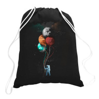 The Spaceman S Trip Drawstring Bags | Artistshot