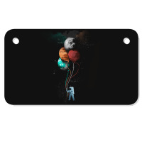 The Spaceman S Trip Motorcycle License Plate | Artistshot