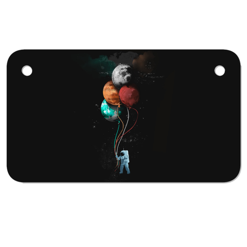 The Spaceman S Trip Motorcycle License Plate | Artistshot