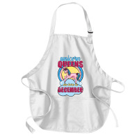 Unicorn Queens Are Born In December Medium-length Apron | Artistshot