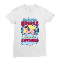 Unicorn Queens Are Born In September Ladies Fitted T-shirt | Artistshot