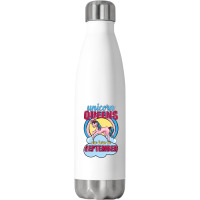 Unicorn Queens Are Born In September Stainless Steel Water Bottle | Artistshot