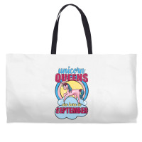 Unicorn Queens Are Born In September Weekender Totes | Artistshot