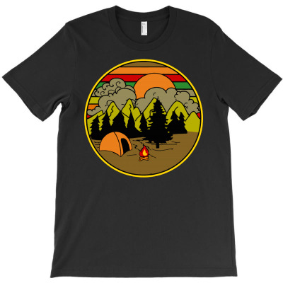 Camping Vintage Birthday T-shirt Designed By Jetspeed001