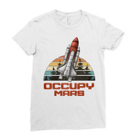 Occupy Mars Ladies Fitted T-shirt | Artistshot