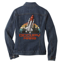 Occupy Mars Ladies Denim Jacket | Artistshot