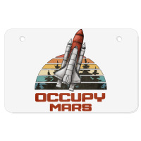 Occupy Mars Atv License Plate | Artistshot