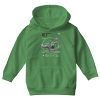 Flight Path Youth Hoodie | Artistshot