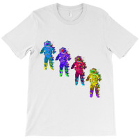 Four Positive Astronauts T-shirt | Artistshot