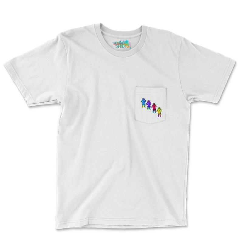 Four Positive Astronauts Pocket T-shirt | Artistshot