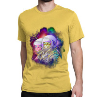 Galactic Cat Classic T-shirt | Artistshot