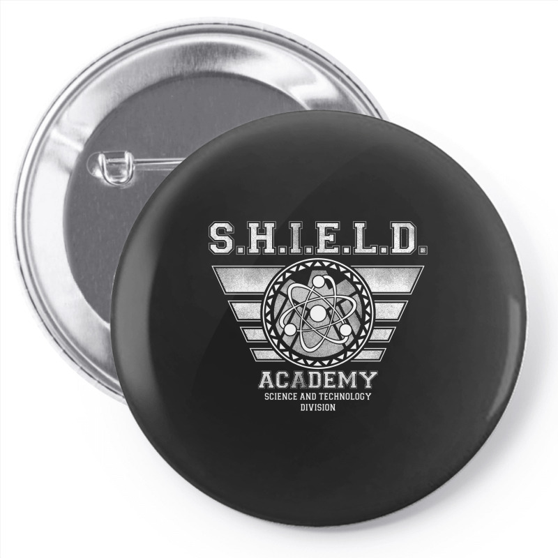 Shield Academy Pin-back Button | Artistshot