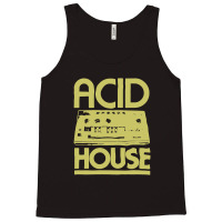 #acidhouse Bass #synth #iconichouse Music #synthesiser Dj #unofficial Tank Top | Artistshot