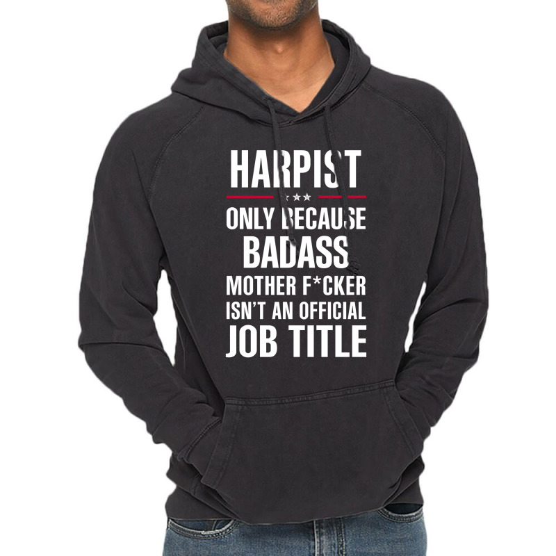 Gift For Badass Harpist Vintage Hoodie | Artistshot