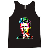 #davidbowie Singer Music Vintage Tank Top | Artistshot