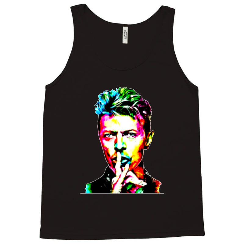 #davidbowie Singer Music Vintage Tank Top | Artistshot