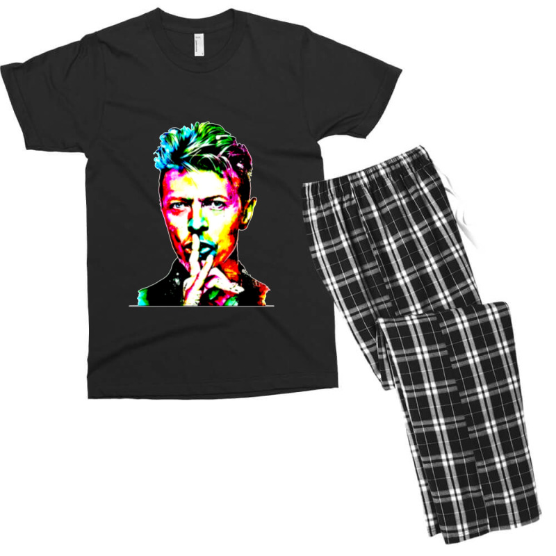 #davidbowie Singer Music Vintage Men's T-shirt Pajama Set | Artistshot