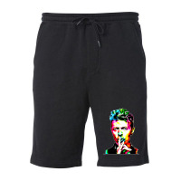 #davidbowie Singer Music Vintage Fleece Short | Artistshot