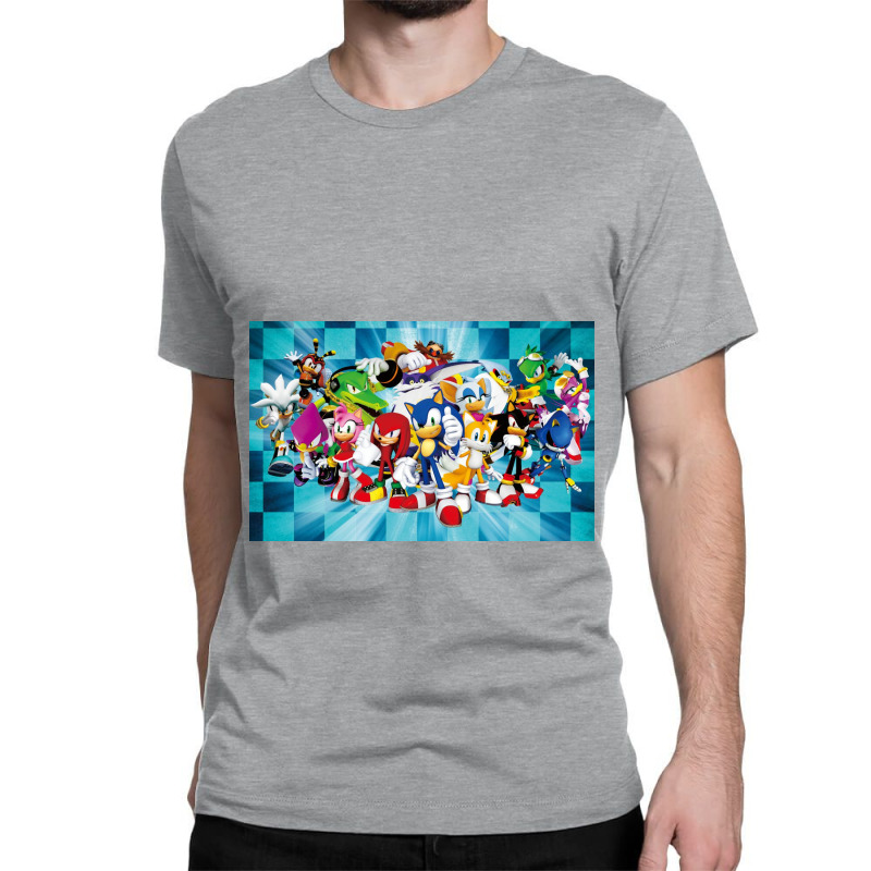 Collection Of Hedgehog Classic T-shirt by AnthonyRStanley | Artistshot