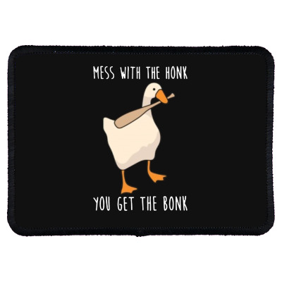 Goose Honk Merch Rectangle Patch Designed By Doniemichael