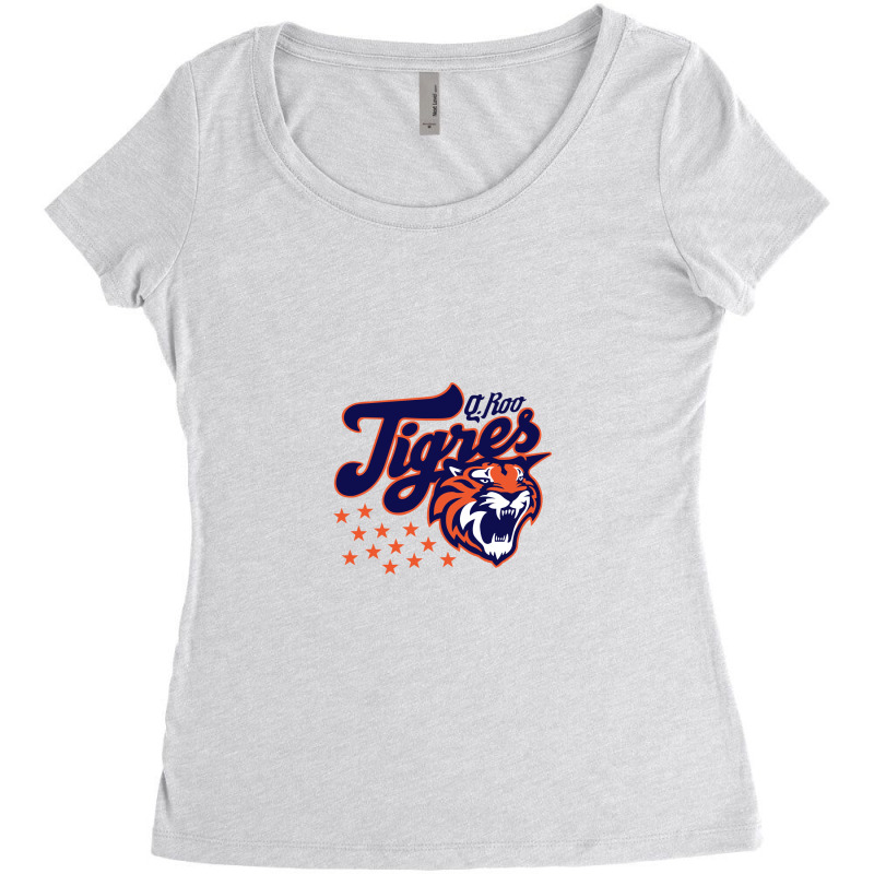 Tigres De Quintana Roo Women's Triblend Scoop T-shirt by irsyad | Artistshot