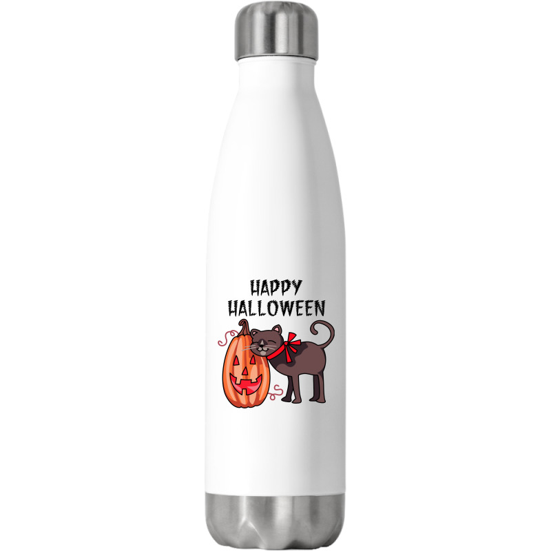 Funny Pump And Paw Halloween Stainless Steel Water Bottle | Artistshot