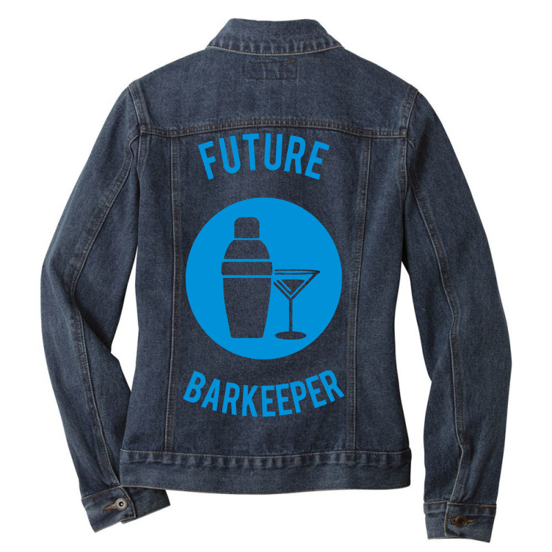 Future Barkeeper Ladies Denim Jacket by candrashop | Artistshot