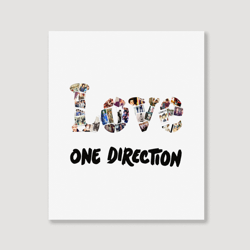 Love One Direction Portrait Canvas Print | Artistshot