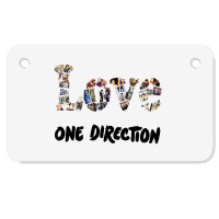 Love One Direction Motorcycle License Plate | Artistshot