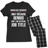 Gift For Genius Radiology Resident Women's Pajamas Set | Artistshot