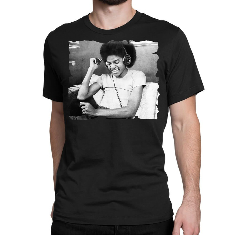 Michael Jackson Photo White T-Shirt