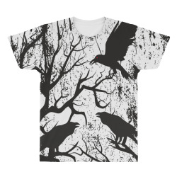 Black crows All Over Men's T-shirt | Artistshot