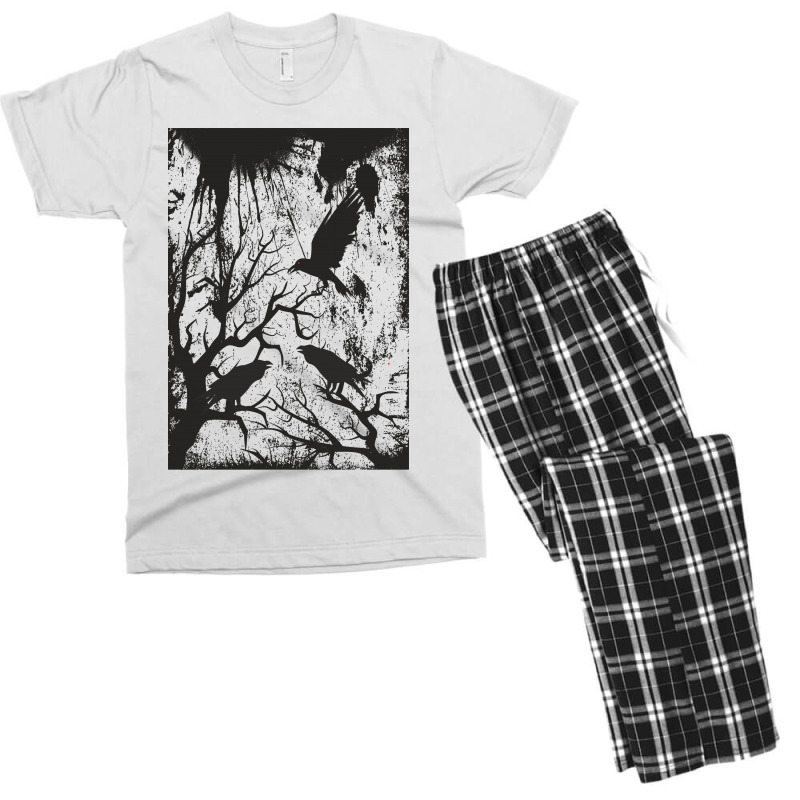 Black Crows Men's T-shirt Pajama Set | Artistshot