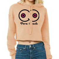 Custom Porn Crash Cropped Hoodie By Starlight - Artistshot