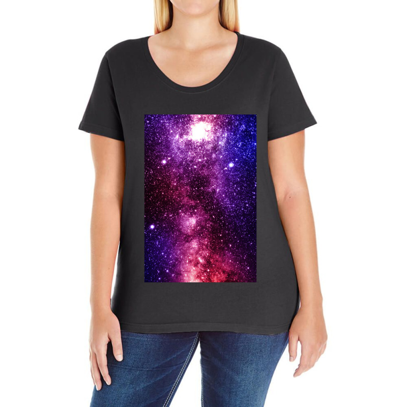 Galaxy Ladies Curvy T-Shirt by loveshop | Artistshot