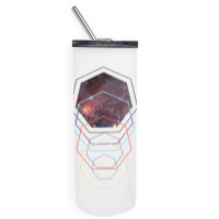 Geometric Space Flight Autopilot Skinny Tumbler | Artistshot