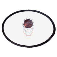 Geometric Space Flight Autopilot Oval Patch | Artistshot