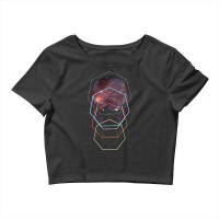 Geometric Space Flight Autopilot Crop Top | Artistshot