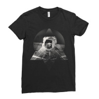 Geometric Space Travel Ladies Fitted T-shirt | Artistshot