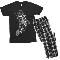 Gravity Black And White Men's T-shirt Pajama Set | Artistshot