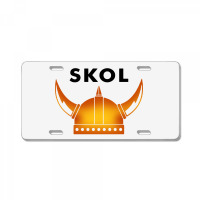 Skol Viking Helmet Minneapolis Miracle License Plate | Artistshot