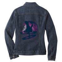 Hello Spaceman   Light Ladies Denim Jacket | Artistshot