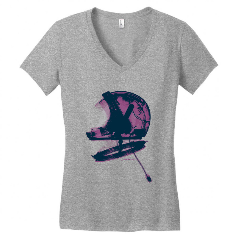 Hello Spaceman   Light Women's V-Neck T-Shirt by loveshop | Artistshot