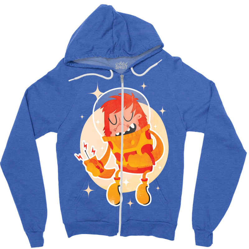 Houston  We Have A Call Zipper Hoodie by loveshop | Artistshot