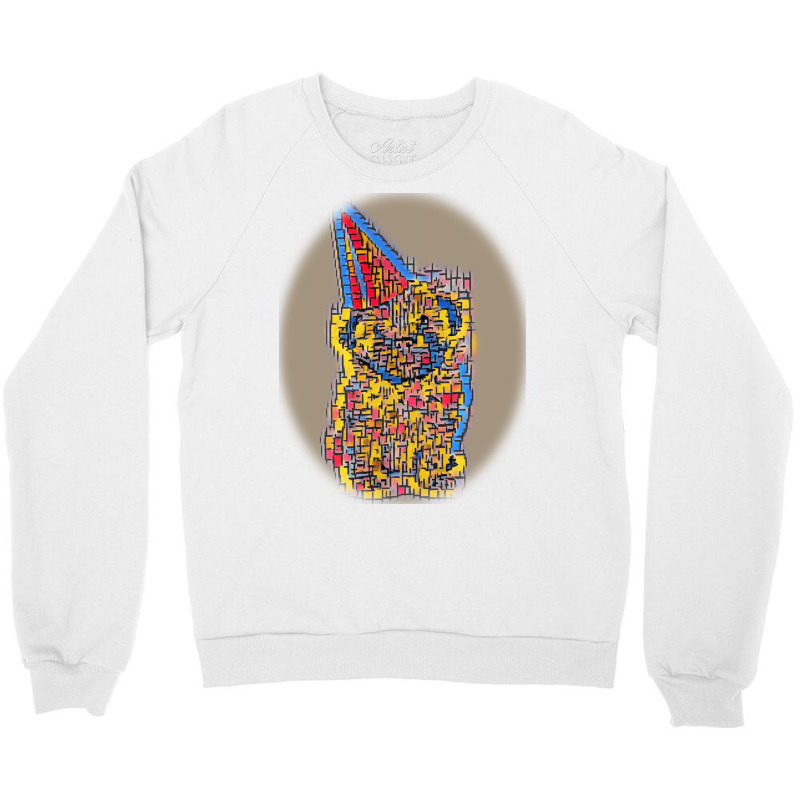 Dog Catches The Disc, Game, Ah Crewneck Sweatshirt by Kemnabi | Artistshot