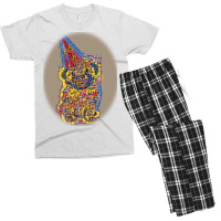 Dog Catches The Disc, Game, Ah Men's T-shirt Pajama Set | Artistshot