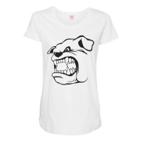 Angry Dog Maternity Scoop Neck T-shirt | Artistshot